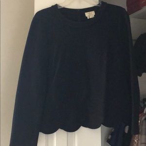 Kate Spade Scalloped Shirt
